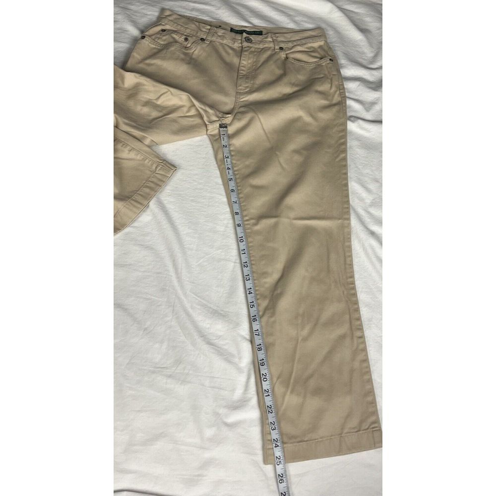 Lauren Jeans Co. Ralph Lauren Authentic Denim Outfitters Women's Pants Size 6 - Picture 6 of 11